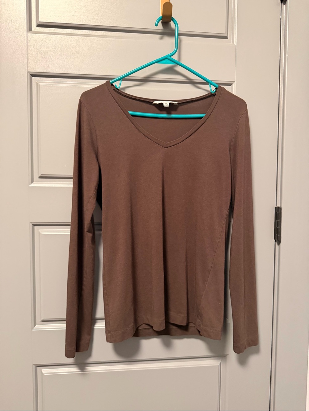 CAbi Relaxed Tee Size Medium Brown